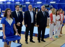 Bakıda idman gimnastikası və akrobatika gimnastikası üzrə Birgə Azərbaycan Birinciliyi start götürüb. Azərbaycan, 3 dekabr 2015